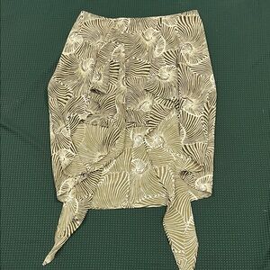 J. brooks Skirt wrap women’s beach vacation  boutique Patterned Wrap Skirt new